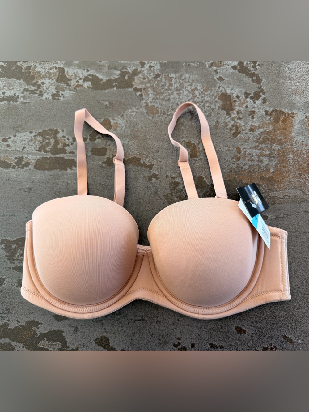 Wacoal Womens Red Carpet Full Busted Strapless Convertible Bra Roebuck-36C NEW